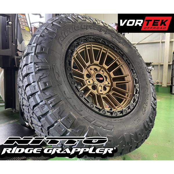 VORTEK OFFROAD VRT604 17x9J 新型 ハイラックス GUN125 サーフ プラド タコマ 新品17インチタイヤホイールセット NITTO RIDGE GRAPPLER 265/70R17 285/70R17｜haouwheelsstore｜04