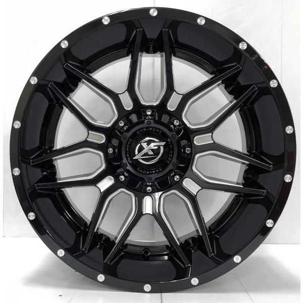 XF OFFROAD XF222 20x10J 80ランクル ランクル80 アバランチ シルバラード 新品20インチタイヤホイールセット ATTURO TRAIL BLADE MT 285/50R20 33x12.50R20｜haouwheelsstore｜03