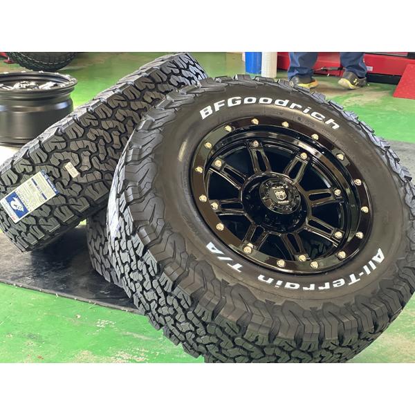 エスカレード タホ サバーバン アバランチ 純正フェンダー対応 新品 17インチ タイヤホイールセット 17x9J pcd139.7 6穴 BF グッドリッチ 265/65R17｜haouwheelsstore｜06