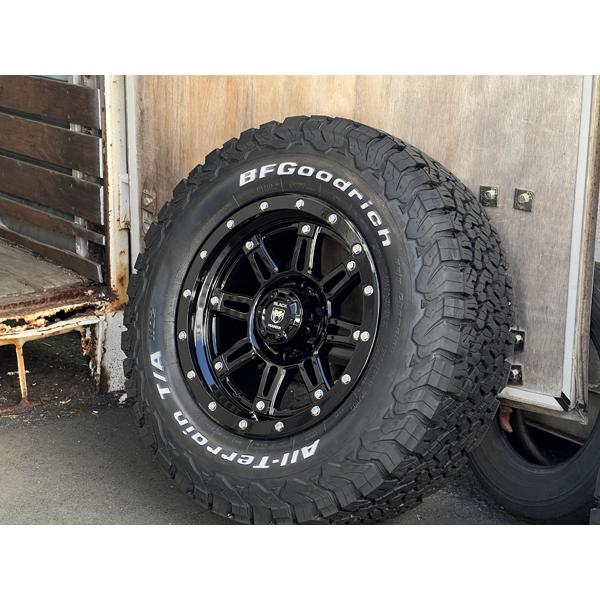 純正フェンダー対応 新品 17インチ タイヤホイールセット 17x9J pcd139.7 6穴 グッドリッチ 265/65R17 サーフ プラド ハイラックス GUN125 タコマ オフロード｜haouwheelsstore｜03