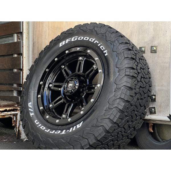 サーフ プラド ハイラックス GUN125 タコマ 純正フェンダー対応 新品 17インチ タイヤホイールセット 17x9J pcd139.7 6穴 BF グッドリッチ 265/65R17 オフロード｜haouwheelsstore｜02