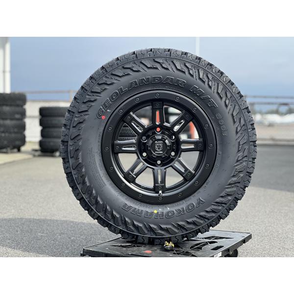 サーフ プラド ハイラックス GUN125 タコマ 純正フェンダー対応 新品 17インチ タイヤホイールセット 17x9J pcd139.7 6穴 YOKOHAMA MT 265/65R17 オフロード｜haouwheelsstore｜02