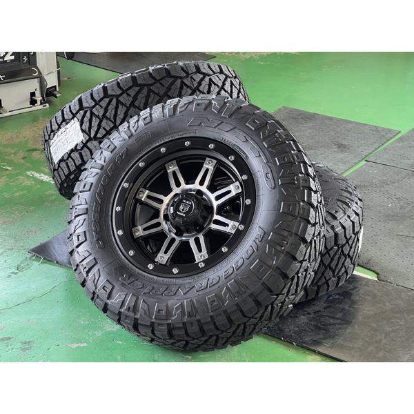 新型ハイラックス GUN125 サーフ プラド 新品 17インチ タイヤホイールセット pcd139.7 6穴 NITTO RIDGE GRAPPLER 265/65R17 純正車高装着可 車検対応｜haouwheelsstore｜02