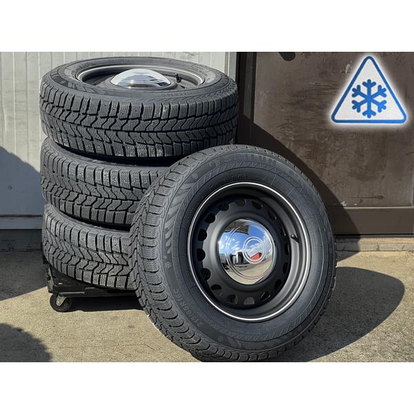 新品 16インチ タイヤホイール 4本セット ハイエース 200系 pcd139.7 6穴 スタッドレス 215/65R16C 冬タイヤ タイヤ残り1台分! 車検対応｜haouwheelsstore｜09