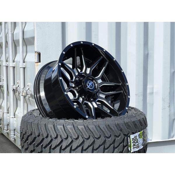 新品 20x10J サーフ プラド タコマ FJクルーザー ハイラックス XF OFFROAD XF222 20インチホイールのみ4本セット -12 135/139.7-6H 135-6穴 139.7-6穴｜haouwheelsstore｜08