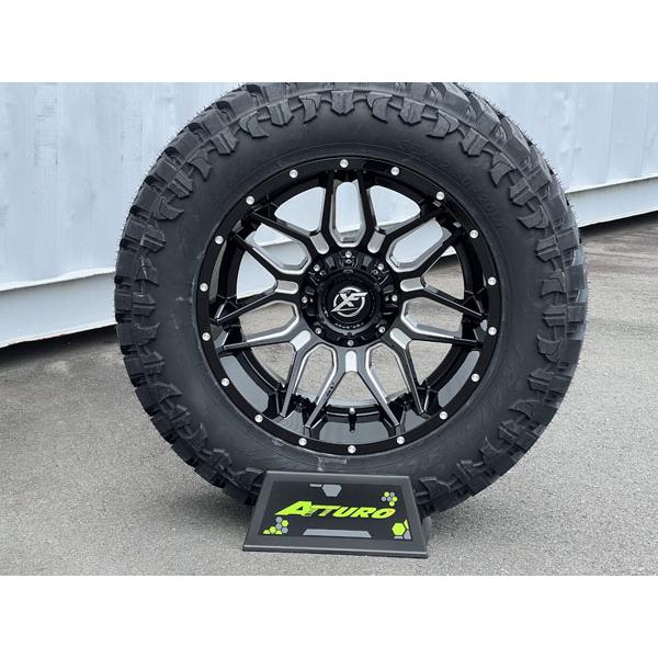 新品 深リム 20インチ タイヤ ホイールセット XF OFFROAD XF222 20x10j pcd135 pcd139.7 6穴 ATTURO MT 275/55R20 サーフ プラド 80ランクル ハイラックス｜haouwheelsstore｜02