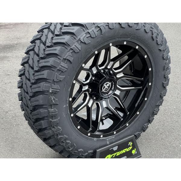 新品 深リム 20インチ タイヤ ホイールセット XF OFFROAD XF222 20x10j pcd135 pcd139.7 6穴 ATTURO MT 275/55R20 サーフ プラド 80ランクル ハイラックス｜haouwheelsstore｜03