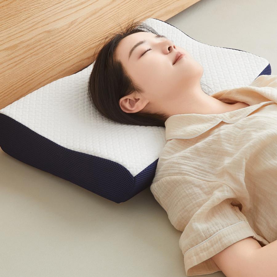 頚椎牽引枕 肩こり いびき予防 低反発 首こり 安眠枕 ストレートネック 灰色d 通販 頚椎牽引枕 肩こり いびき 快眠 低反発 安眠 矯正 ストレートネック 灰色c