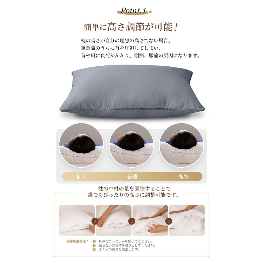 ホテル まくら 枕 洗える 抗菌 消臭 日本製 肩こり 首こり ストレート