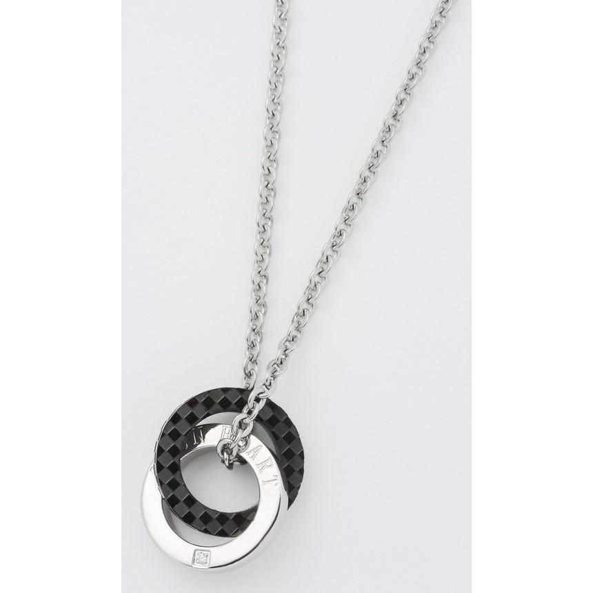 Lion Heart ライオンハート ネックレス メンズ ペア ダブルリング ステンレスネックレス シルバー ブラック 04n135sm 04n135sm Hapian 通販 Yahoo ショッピング