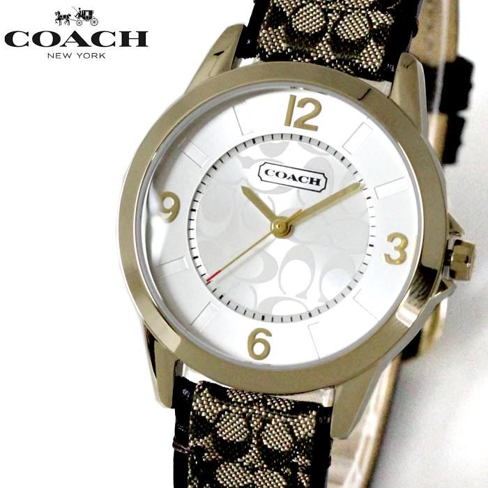 コーチ COACH レディース 腕時計 ニュークラシックシグネチャー シルバー 14501613｜hapian