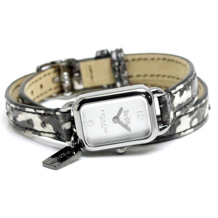 COACH コーチ レディース 腕時計 2重巻き パイソン柄 14502778  