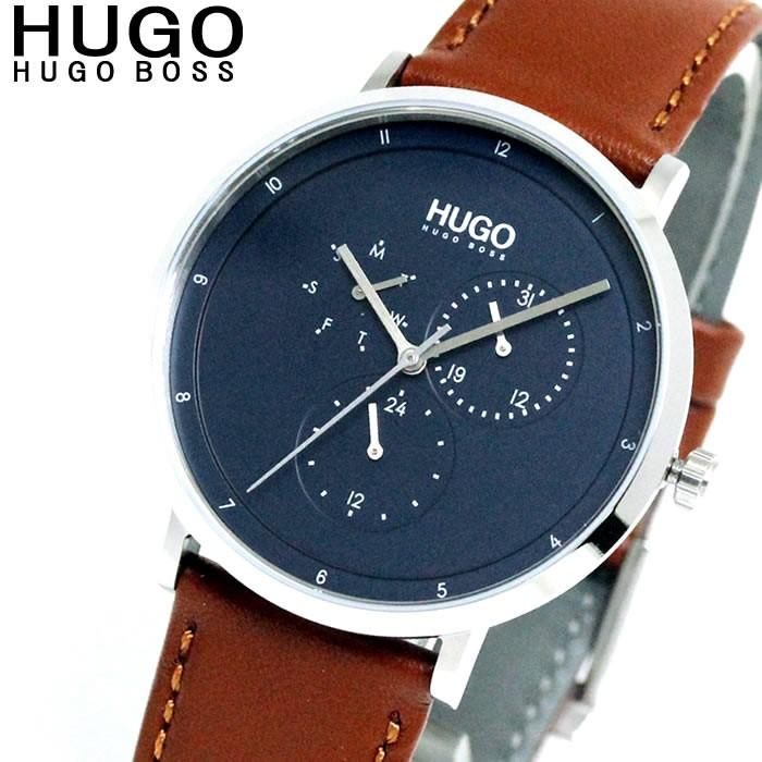 ヒューゴボス HUGO BOSS 腕時計 メンズ 1530032 クォーツ ネイビー ブラウン｜hapian