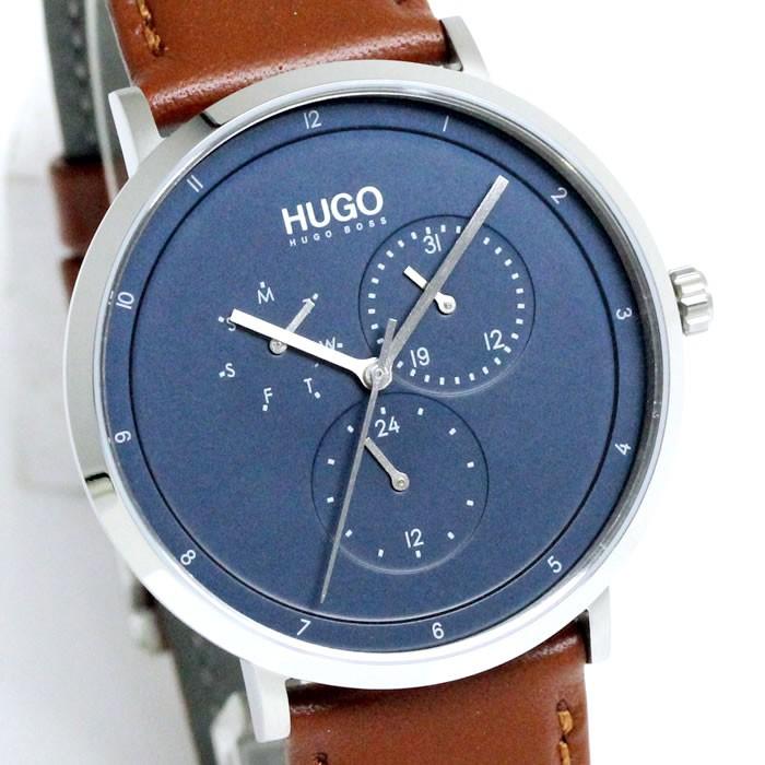 ヒューゴボス HUGO BOSS 腕時計 メンズ 1530032 クォーツ ネイビー ブラウン｜hapian｜02