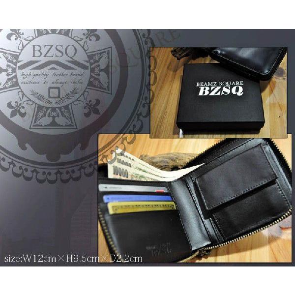 財布 メンズ 二つ折り 財布 ラウンドファスナー レザー ブランド |  | 01