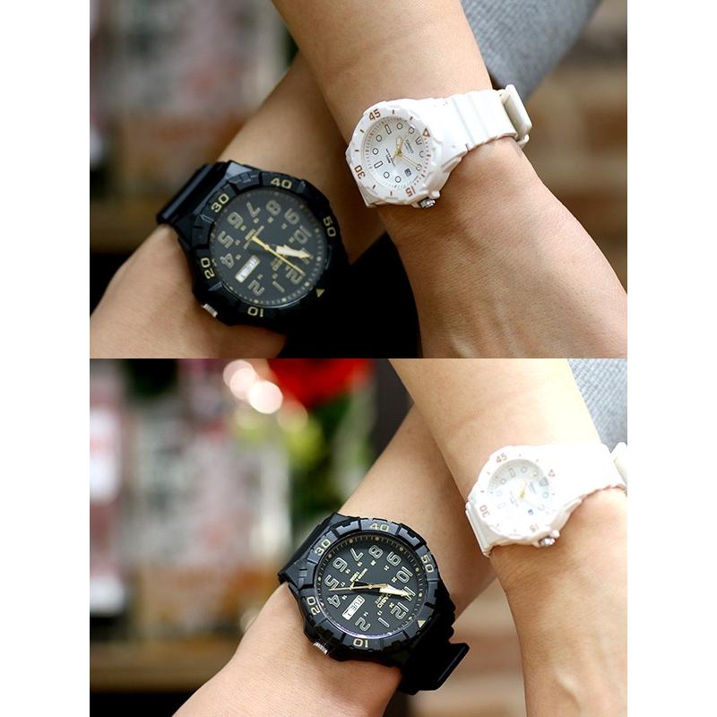 【ペアウォッチ】 カシオ CASIO クオーツ チープカシオ ラバー　カジュアル 腕時計 MRW-210H-1A2 LRW200H-7E2 | CASIO | 01