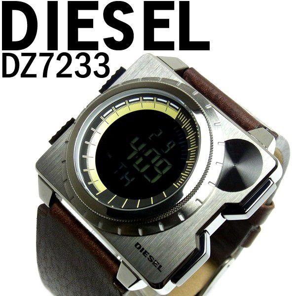 ディーゼル DIESEL 腕時計 クロノグラフ メンズ ブランド DZ7233 ディーゼル 革ベルト DIESEL デジタル :dz7233
