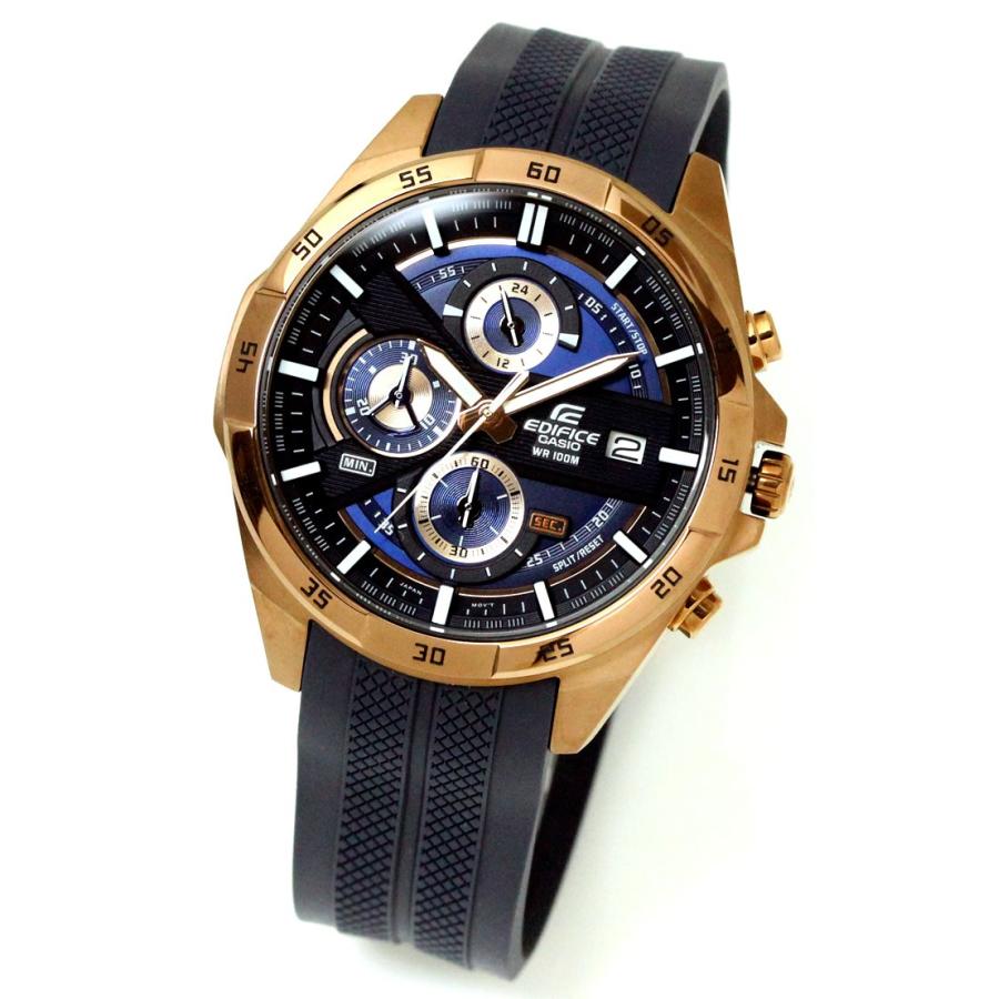 CASIO EDIFICE カシオ エディフィス クオーツ 腕時計 メンズ クロノグラフ 10気圧防水 EFR-556PC-2A ネイビー