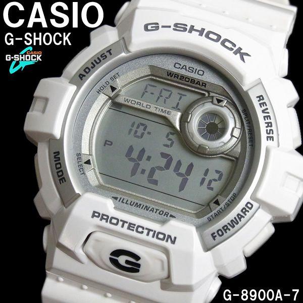 G-SHOCK カシオ 腕時計 G-8900A-7 CASIO Gショック ホワイト 白 | G-SHOCK
