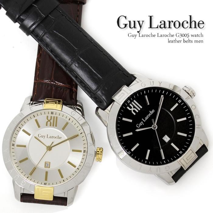 腕時計 メンズ 腕時計 革ベルト 時計 ギ ラロッシュ G3005 01 02 Hapian 通販 Yahoo ショッピング
