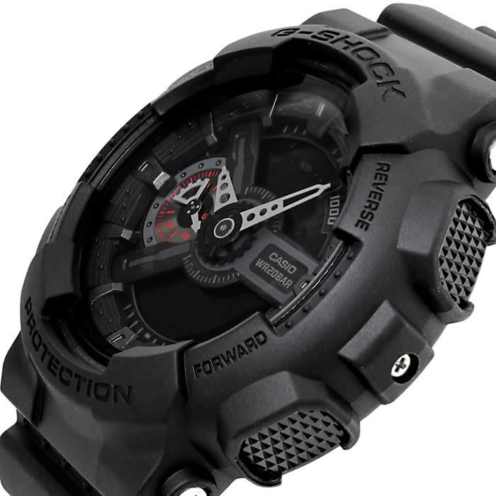 CASIO カシオ G-SHOCK Gショック ジーショック メンズ アナログ デジタル デジアナ 腕時計 ga-110mb-1a｜hapian｜02