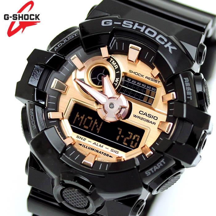 カシオ G Shock Gショック メンズ 海外モデル 腕時計 ピンクゴールド ブラック Ga 700mmc 1a Ga 700mmc 1a Hapian 通販 Yahoo ショッピング