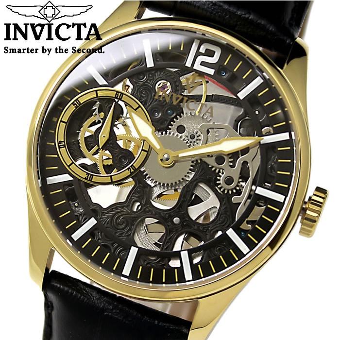 腕時計 メンズ スケルトン Invicta インビクタ 自動巻き 腕時計 Invicta Hapian 通販 Yahoo ショッピング