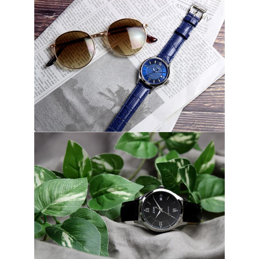 腕時計 メンズ 自動巻き 自動巻き腕時計 日本製 革ベルト ブランド JIOS ジオス Made in JAPAN |  | 04