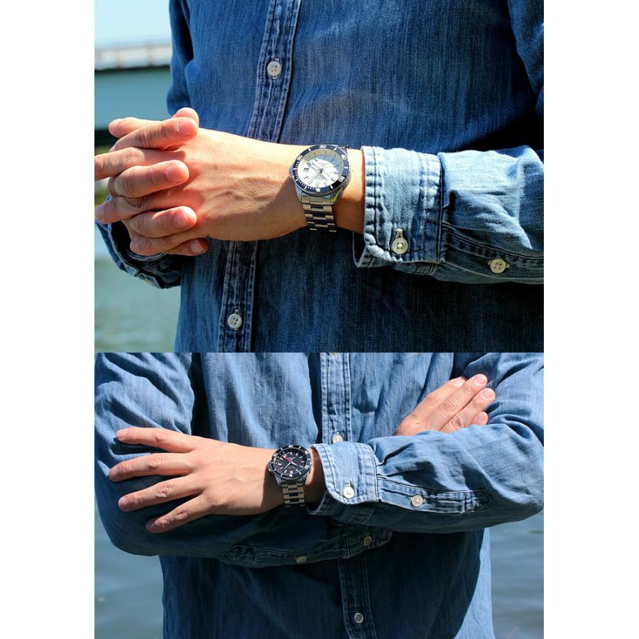 JIOS GMT DIVER’S 104 ダイバーズウォッチ 腕時計 GMT メンズ 自動巻き 自動巻き腕時計 日本製 ジオス GMTダイバーズ104 機械式 機械式腕時計 20気圧防水 |  | 20