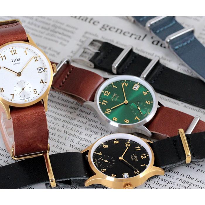 腕時計 メンズ レディース 日本製 革ベルト 栃木レザー ブランド JIOS ジオス Made in JAPAN |  | 09