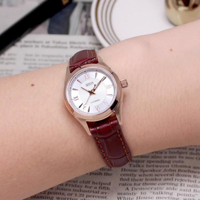 腕時計 レディース 自動巻き 日本製 革ベルト 本革 ブランド JIOS ジオス Made in JAPAN |  | 30