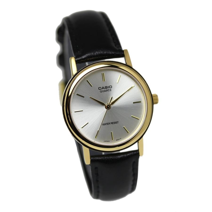 カシオ CASIO メンズ レディース 腕時計 スタンダード アナログ MTP-1095Q-7A ブラック ゴールド 文字盤 シルバー｜hapian｜03