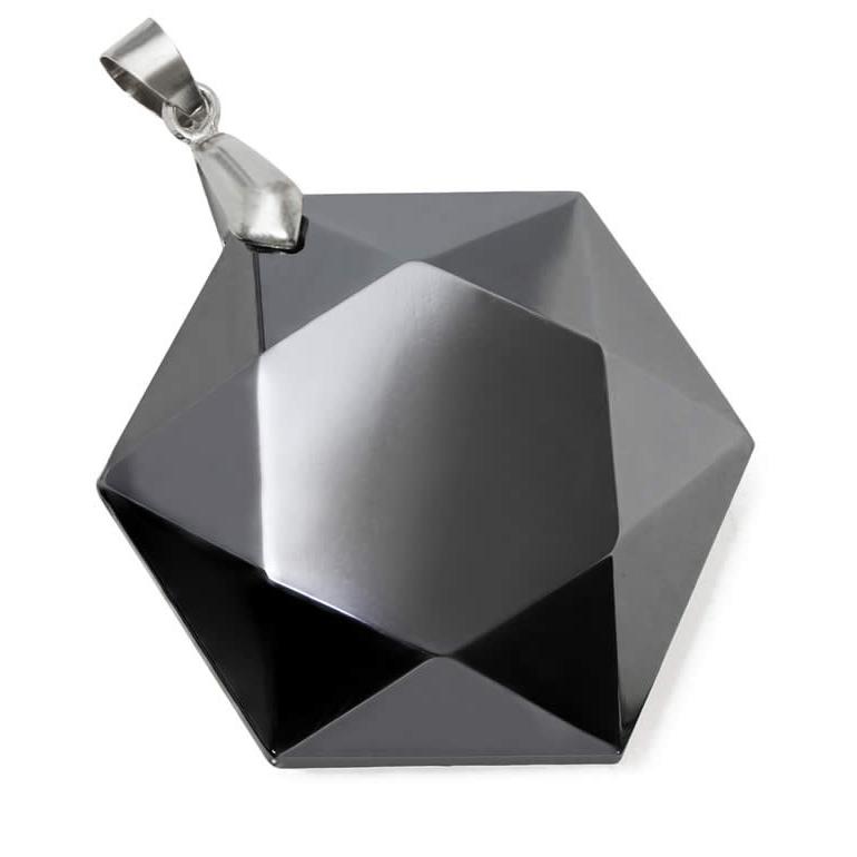 テラヘルツ鉱石 ペンダントヘッド 高純度 40mm 特大 ペンダントトップ 大粒 六芒星 ヘキサグラム |  | 01