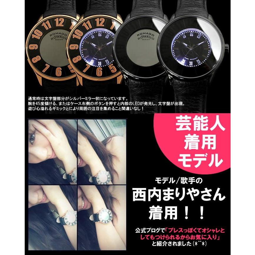 腕時計 西内まりや着用 芸能人 ロマゴ Romago レディース メンズ ヌメレーション 男女兼用 Rm007 0053st Rm007 0053st Hapian 通販 Yahoo ショッピング