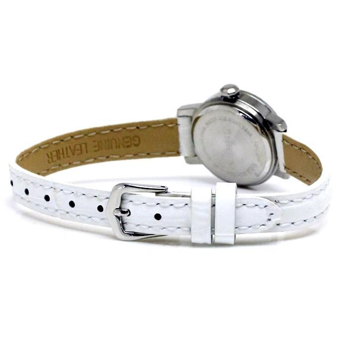 21春夏 Casio カシオ Sheen 海外モデル 腕時計 レディース 小ぶり 小さい 丸い シルバー 白 ホワイト 革 レザー She 4036l 7a ランキング受賞 Helpit Me