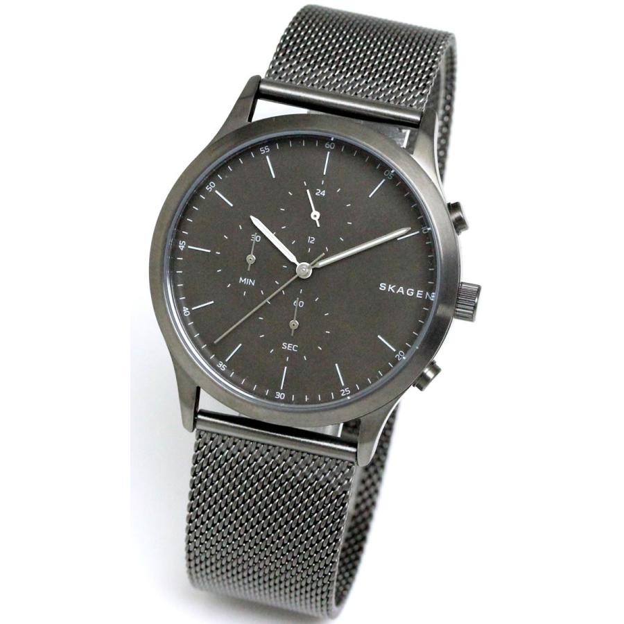 シルバー金具 スカーゲン SKAGEN 腕時計 メンズ ヨーン クロノグラフ