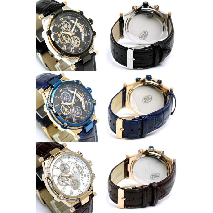 サルバトーレ マーラ SalvatoreMarra 腕時計 ウォッチ メンズ 男性用 クオーツ 革ベルト レザー 10気圧防水 カレンダー SM18102 | サルバトーレ・マーラ | 01