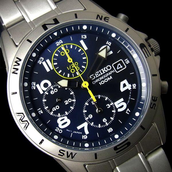 クロノグラフ セイコー メンズ 腕時計 SEIKO セイコー SNDシリーズ ステンレス | SEIKO | 01
