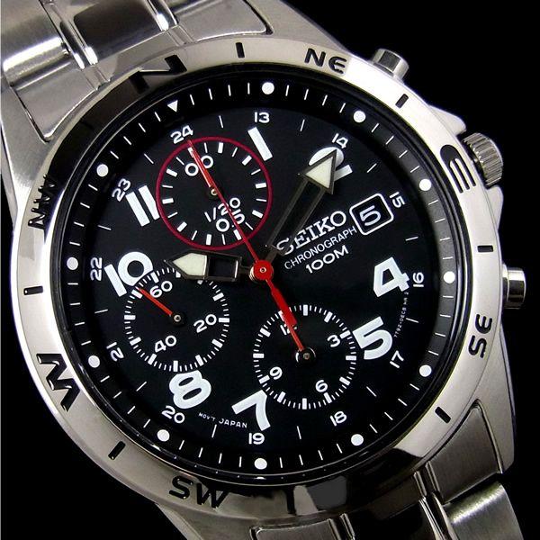 SEIKO（セイコー） クロノグラフ メンズ 腕時計 SND375P : HAPIAN