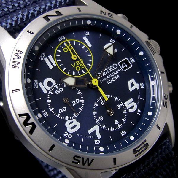 SEIKO クロノグラフ セイコー メンズ 腕時計 SND379R : HAPIAN