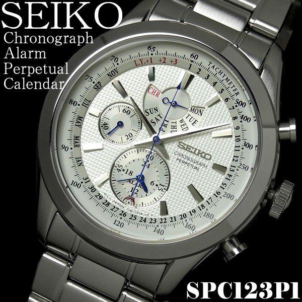 セイコー SEIKO 腕時計 メンズ クロノグラフ SEIKO アラーム SPC123P1｜hapian