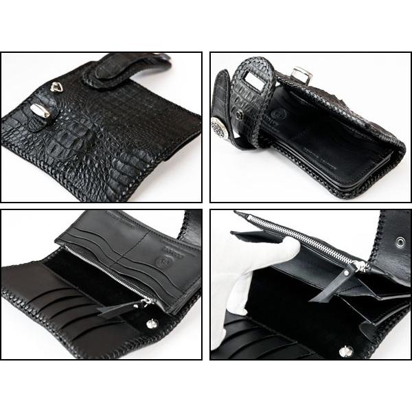 【日本未発売】 GODANE ゴダン 本革 クロコダイル カイマン メンズ 長財布 ブラック 黒 【3282699315】(16585円)