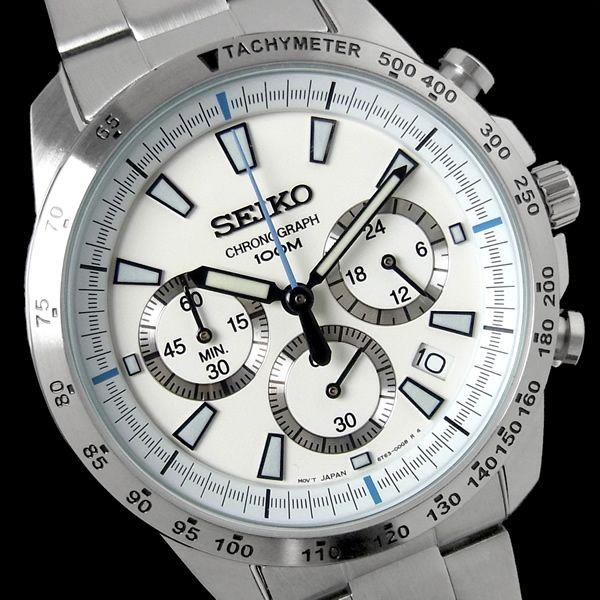 クロノグラフ セイコー メンズ 腕時計 SEIKO セイコー SSB025 逆輸入｜hapian｜02