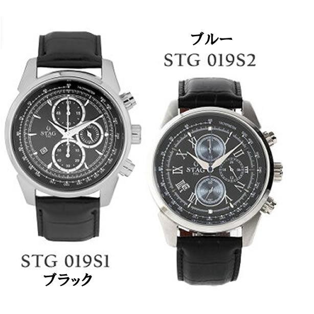STAG TYO スタッグ 腕時計 メンズ STG019 国産高性能クロノグラフ 日本製｜hapian｜02