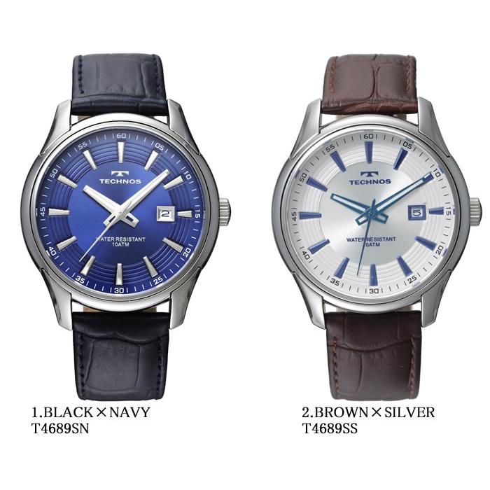 TECHNOS T4684 メンズ　腕時計 TECHNOS テクノス メンズ 腕時計 10気圧防水 アナログ クォーツ