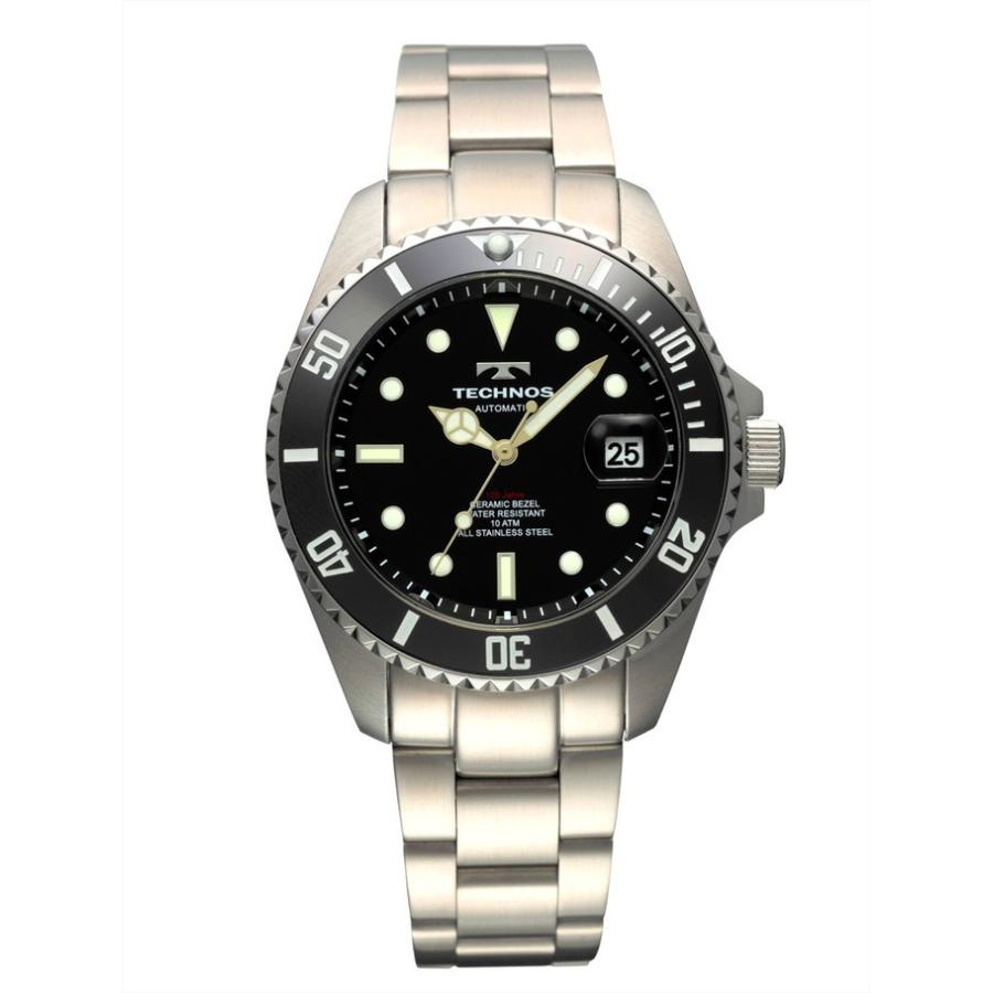 【メーカー保証付 正規品】テクノス誕生 120周年記念モデル！ TECHONOS テクノス 腕時計 メンズ 10気圧防水 自動巻腕時計 3針 カレンダー T4A82SB | 