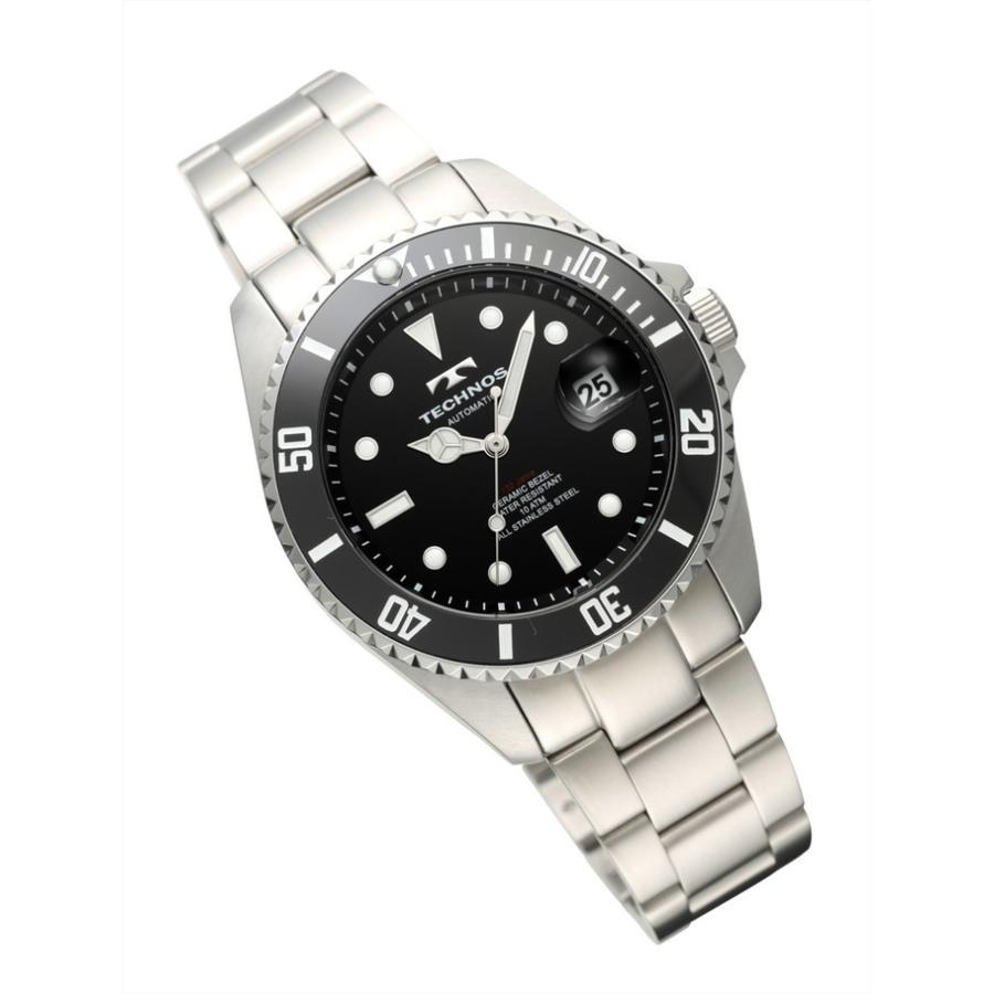 【メーカー保証付 正規品】テクノス誕生 120周年記念モデル！ TECHONOS テクノス 腕時計 メンズ 10気圧防水 自動巻腕時計 3針 カレンダー T4A82SB |  | 03
