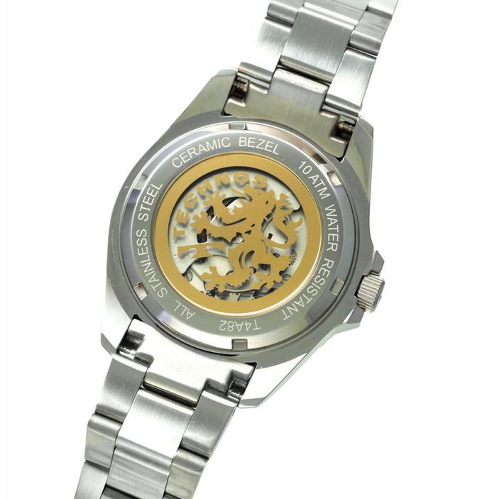 【メーカー保証付 正規品】テクノス誕生 120周年記念モデル！ TECHONOS テクノス 腕時計 メンズ 10気圧防水 自動巻腕時計 3針 カレンダー T4A82SB |  | 04