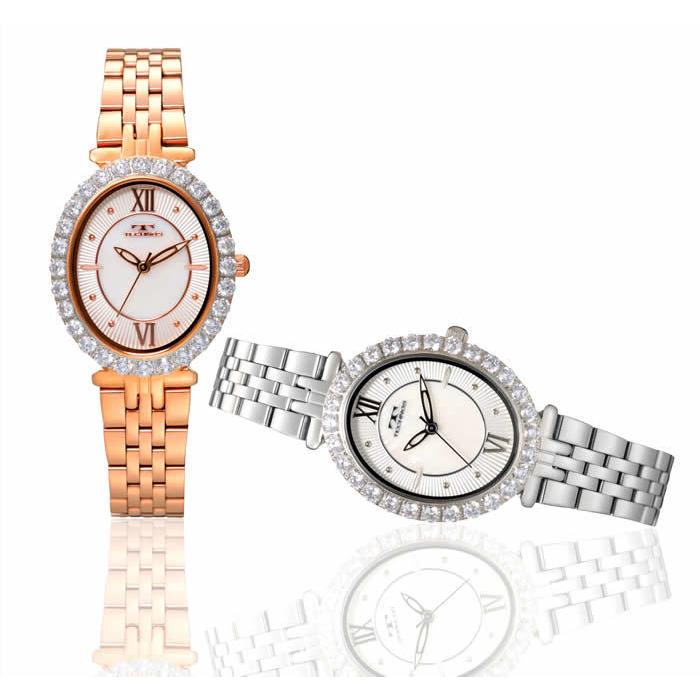 TECHNOS テクノス レディース 腕時計 パヴェダイヤル プリンセス