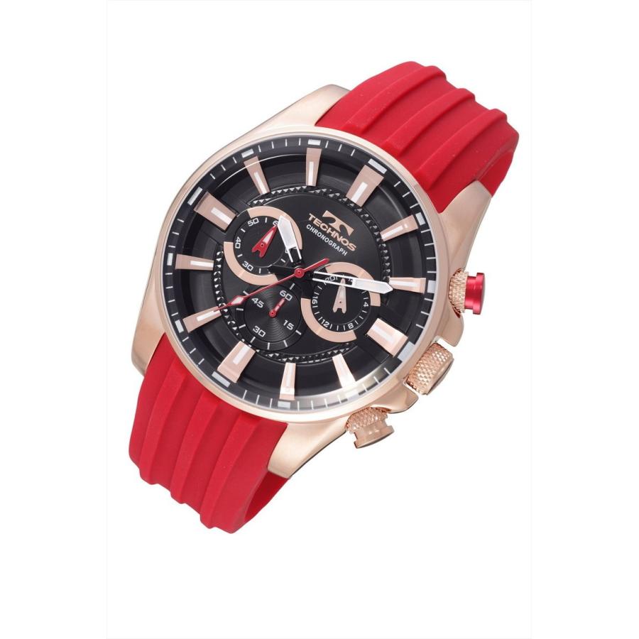 【メーカー正規品】TECHNOS テクノス クロノグラフ クォーツ メンズ 腕時計 男性用 T8532PB |  | 01